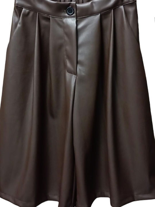 Γυναικεία Ζιπ Κιλότ Brown