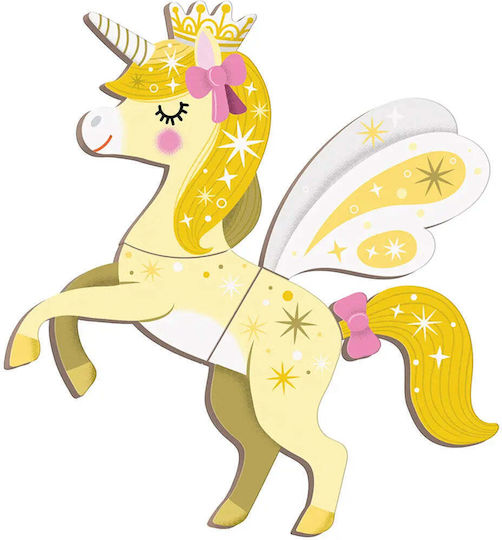 Janod Magnetic Construction Toy Unicorns for Children Aged 3+
