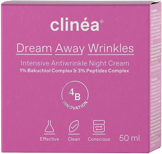 Clinea Dream Away Wrinkles Cream Face Night 50ml