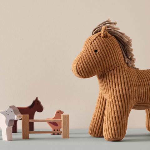 Kids Concept Animăluț Căluț Vera Aiden din Țesătură pentru 0++ Luni