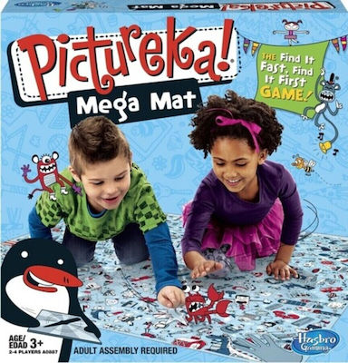 Brettspiel Pictureka Mega Mat für 2 Spieler 3+ Jahre Hasbro