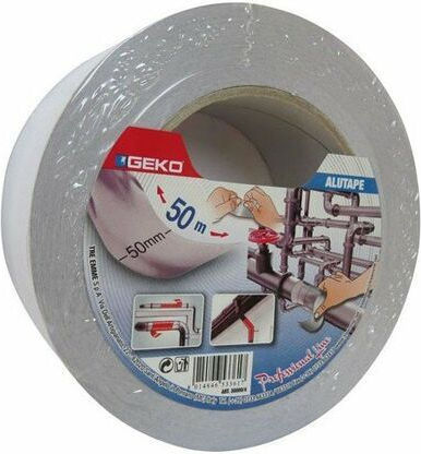 Geko Insulation Tape 50mm x 50m Silver