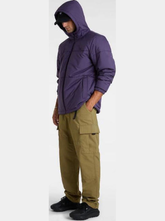 Μπουφάν Puffer Αδιάβροχο Purple