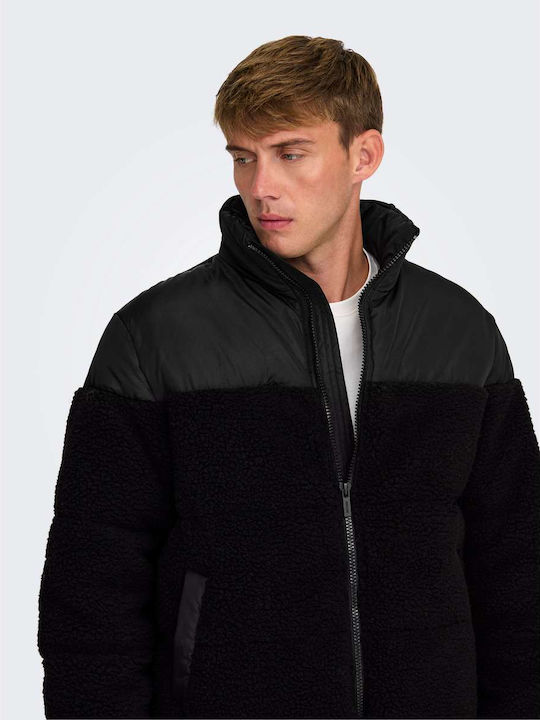 Geacă de Iarnă Puffer Negru