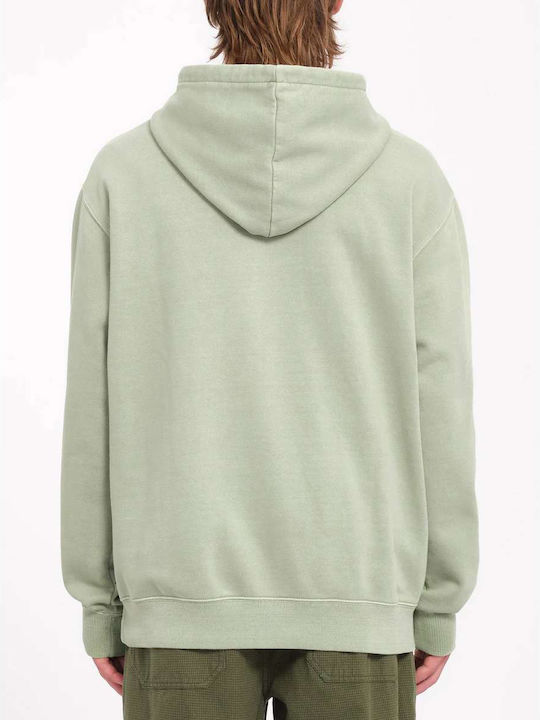 Volcom Sweatshirt Fleece with Hood Green Tea