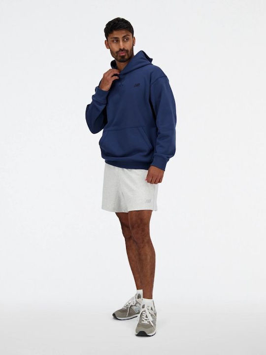 New Balance Athletics Sweatshirt with Hood Blue