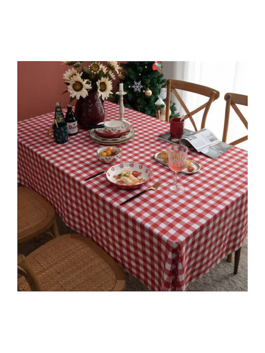 Tischtuch White/red 140x180cm