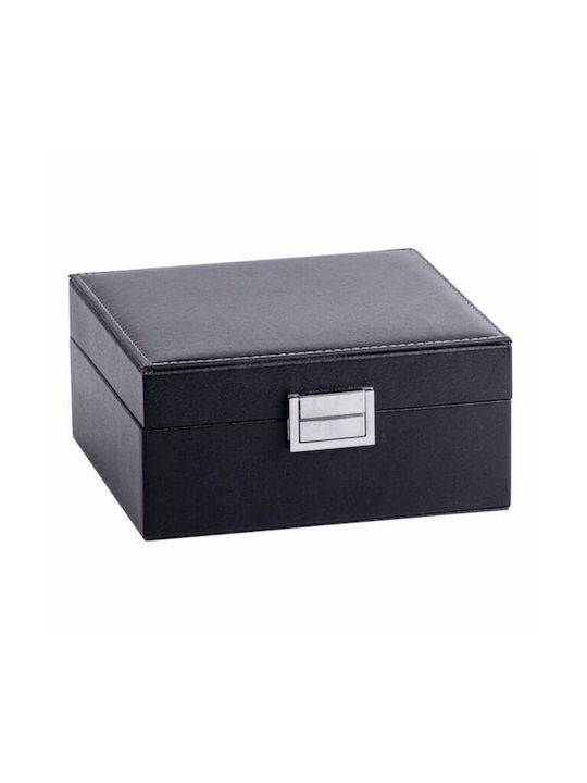 Cutie Pentru Bijuterii Neagră 20x19x9.5cm