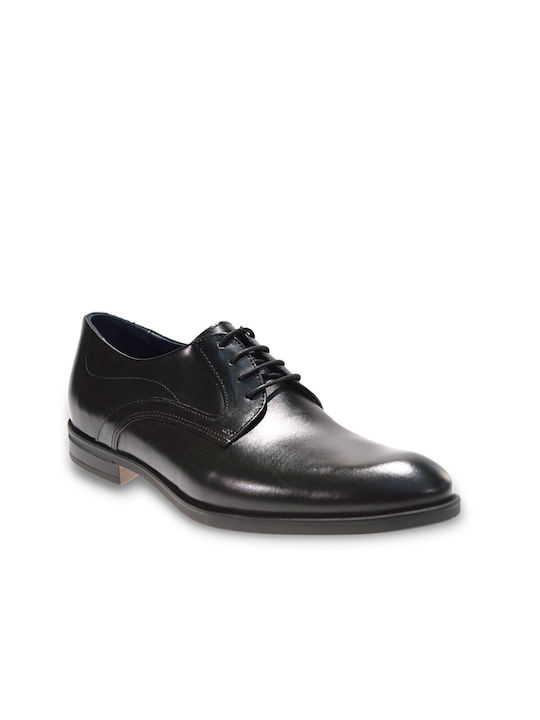 Damiani Men's Leather Dress Shoes Black