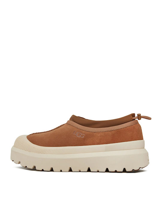 Tasman Weather Suede Γυναικεία Μποτάκια Καφέ