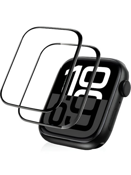 2x Хибридно стъкло Erbord Apple Watch 10 46mm