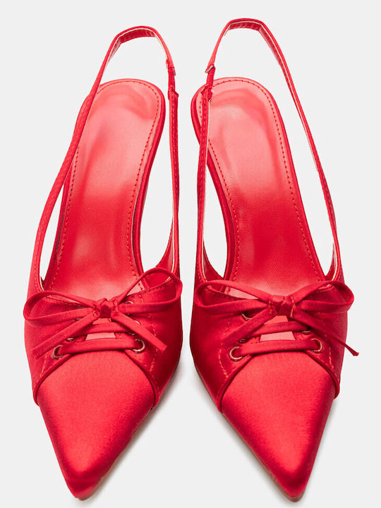 Luigi Pointed Toe Red High Heels