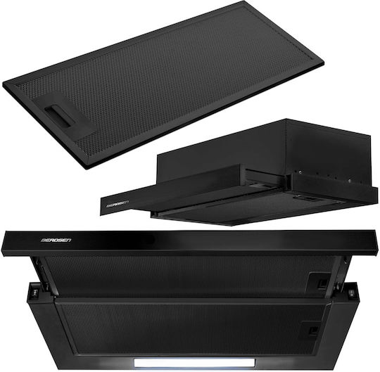 Berdsen BE-60-LW Sliding Vent Hood 60cm Black
