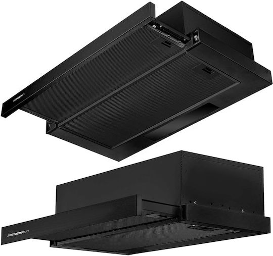 Berdsen BE-60-LW Sliding Vent Hood 60cm Black