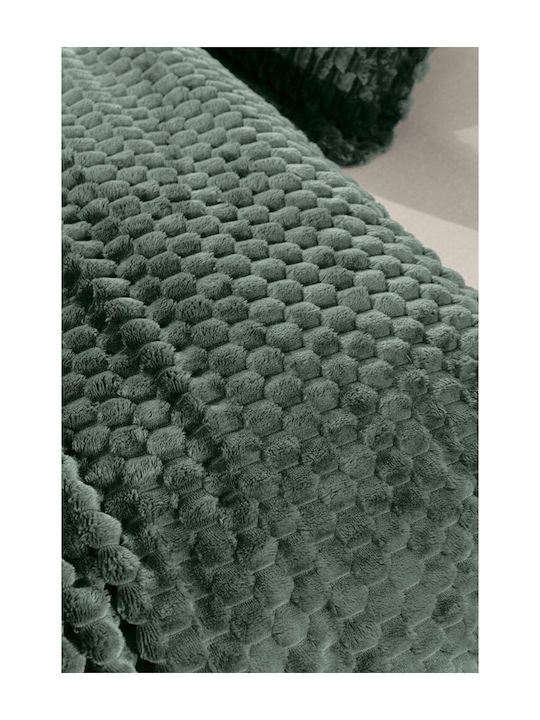 Guy Laroche Smoothie Set Blanket Fleece Single 160x220cm Pesto
