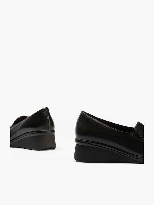 Leder Damen Mokassins in Braun Farbe
