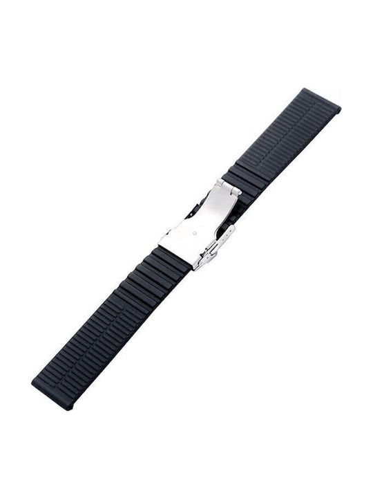 Rubber Strap Black 24mm