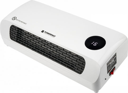 Powermat Konvektorheizung Wand 1000W mit elektronischem Thermostat Weiß