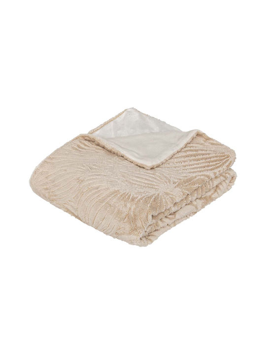 A-s Automne Fleece Blanket Sofa 120x160cm Ecru