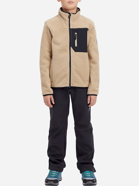 Παιδική Ζακέτα Fleece Καφέ Hilka Iii