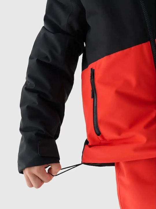 Kids' Sports Jacket with Hood Black