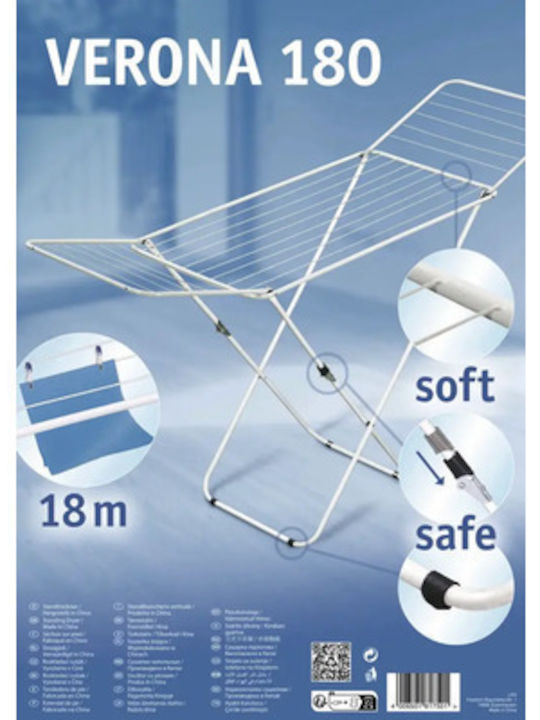 Leifheit Verona 180 Clothes Drying Rack 18 M
