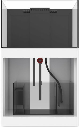 Waterbox Aquariums Marine X 90.3 Fish Aquarium with Base Cabinet, Filter and
