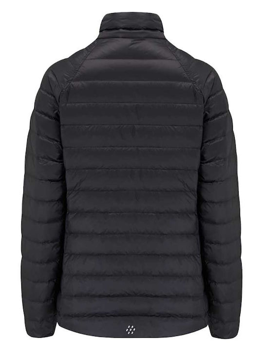 Kurzes Damenjacke Beidseitig Für Winter Schwarz, Kohle