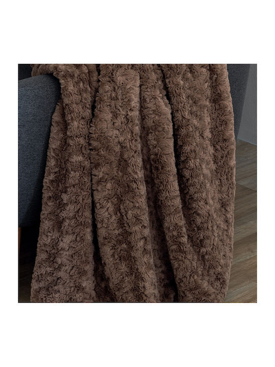 Palamaiki Aleria Pelzige Decke Couch 130x180cm Beiges