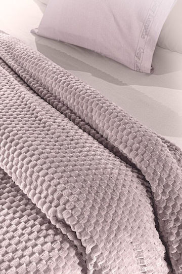 Guy Laroche Smoothie Decke Fleece Einzeln 160x220cm Melanze