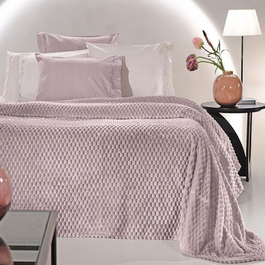 Guy Laroche Smoothie Decke Fleece Einzeln 160x220cm Melanze