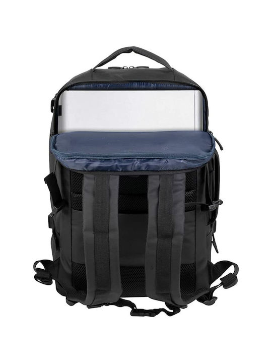 Rivacase Tegel Eco 8465 Αδιάβροχη Τσάντα Πλάτης για Laptop 17.3" σε Μαύρο χρώμα