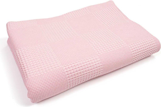Dimcol Decke Pique Einzel 165x250cm Pink