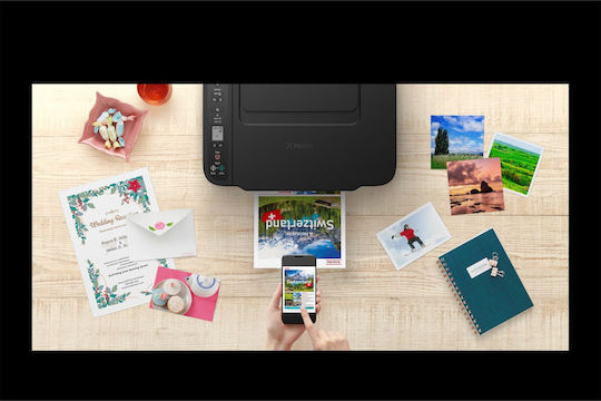 Canon Pixma TS3750i Έγχρωμο Πολυμηχάνημα Inkjet με WiFi και Mobile Print 6671C006