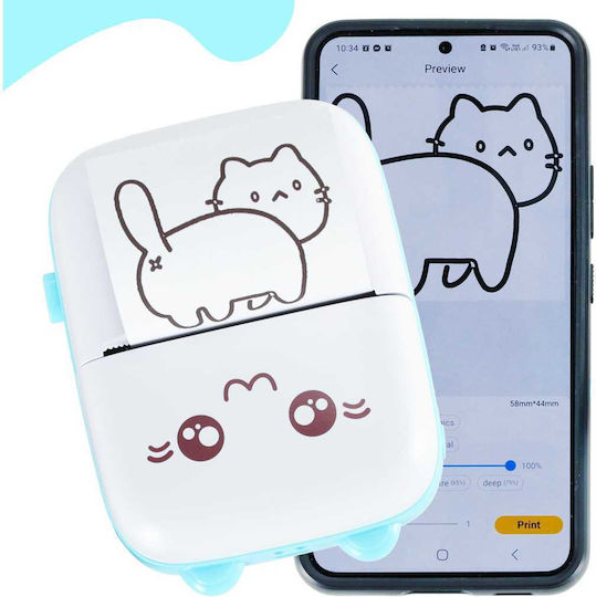 Termică Imprimantă pentru Fotografii cu Bluetooth