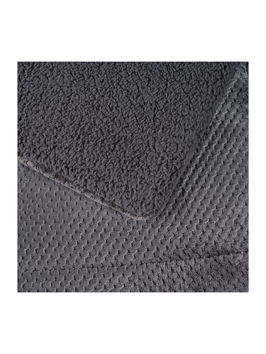 Das Home Duvet Cover with Hollowfiber Filling Queen 220x240cm 1183 Gray 700 GSMGsm 12 togs Togs