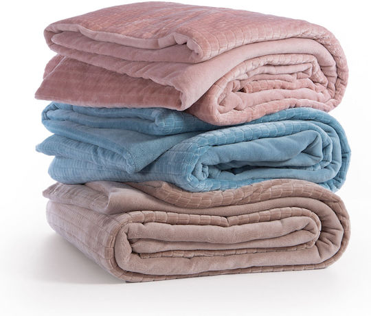 Nef-Nef Homeware Duvet Cover Queen 220x240cm Ezra Pink 240 GSMGsm