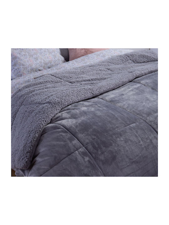 Nef-Nef Homeware Duvet Cover Single 160x220cm Singular 24 Gray