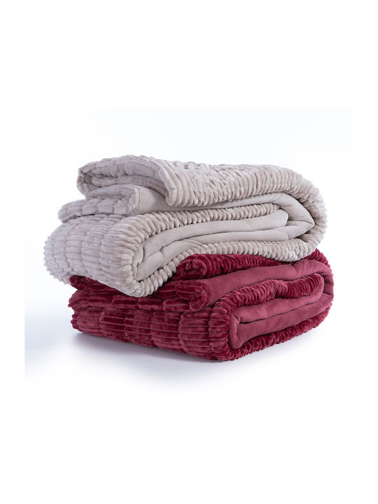 Nef-Nef Homeware Duvet Cover Single 160x220cm Compose Greige 260 GSMGsm
