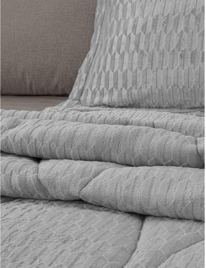 Guy Laroche Пухено Куинсайз 220x240бр Gali Сив 660 г/м²Gsm