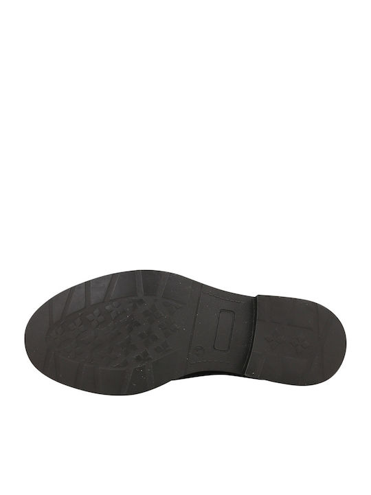Piele Tabac maro Ghete barbati