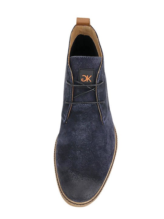 Suede Albastru marin Ghete barbati