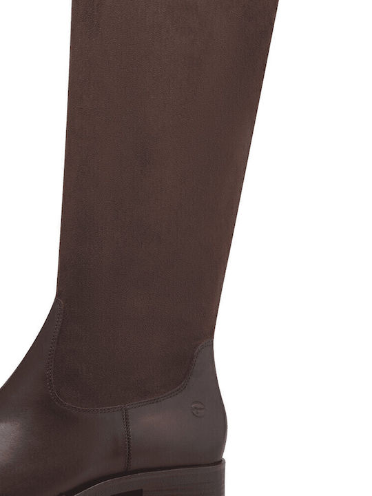 Leather Women's Boots Brown