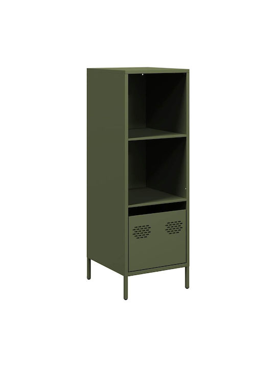 Office Storage Metal Cabinet Green olive oil L35xW39xH103.5cm