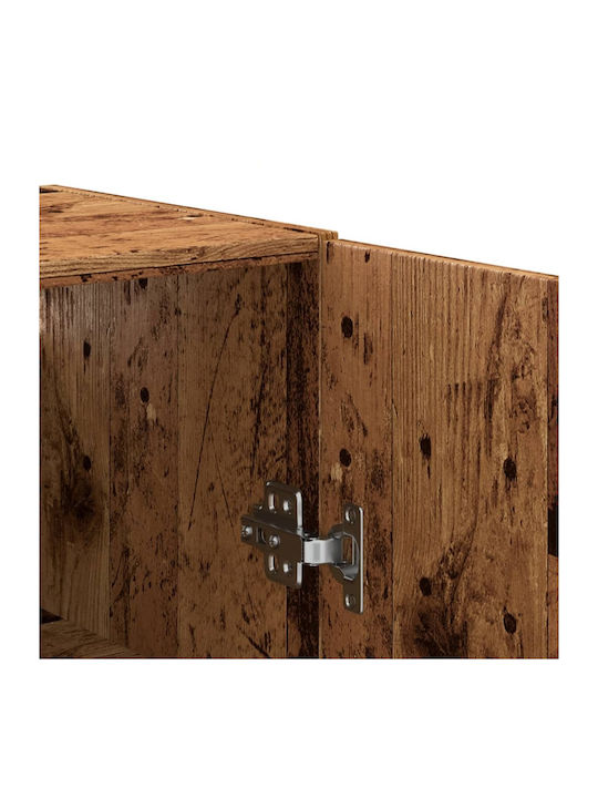 Wand Wohnzimmer Nische aus Spanplatte Braune 69.5x34x90cm