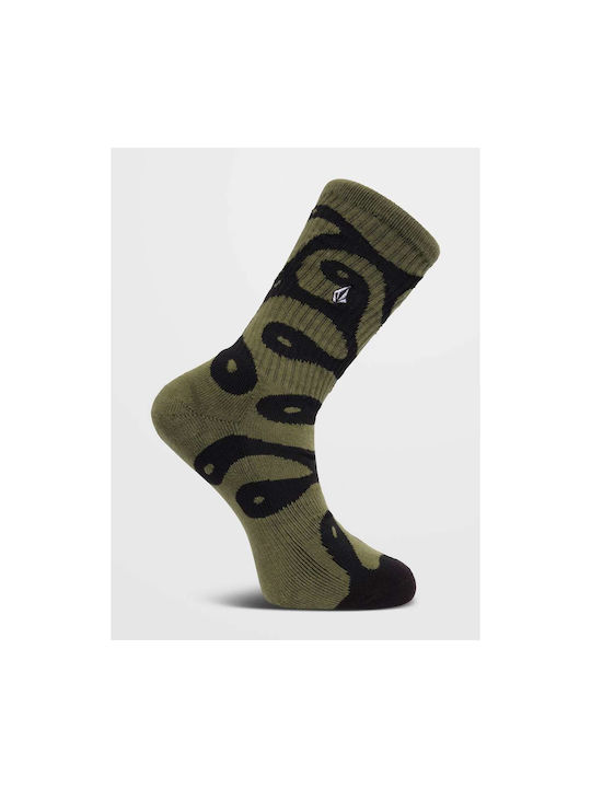 Volcom Men's Socks Wintermoss Green