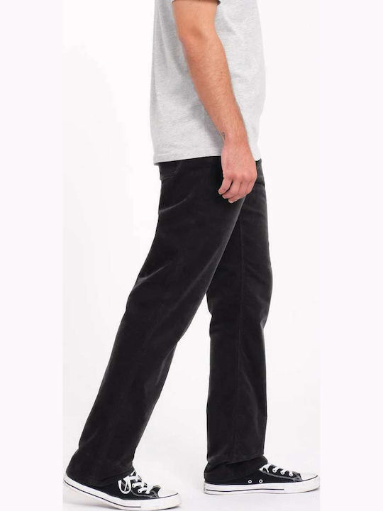Solver 5 Pocket Corduroy Trousers in Regular Fit Stealth