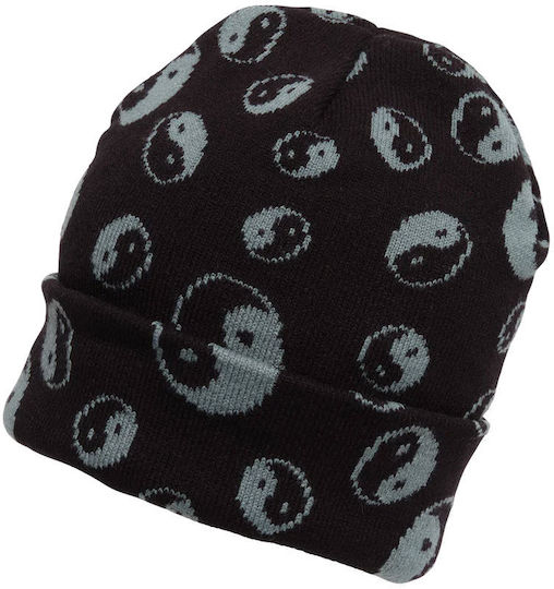 Stone Sense Beanie Feminin Căciulă Tricotat în culoarea Negru