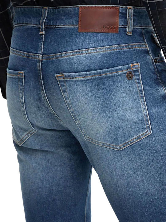 Re Maine Men's Jeans Pants Elastic with Regular Fit Blue