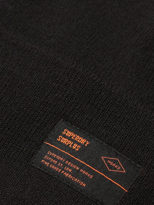 Surplus Beanie Γυναικείος Σκούφος Πλεκτός σε Μαύρο χρώμα